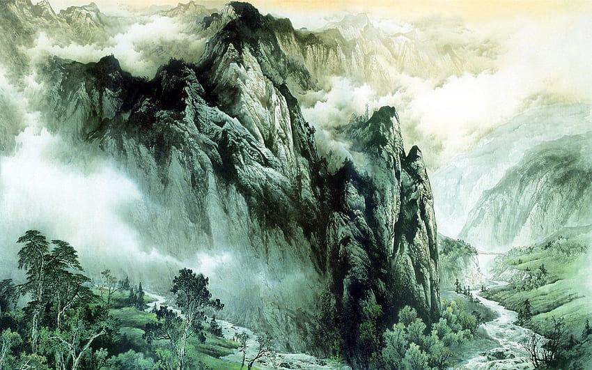 desktop-wallpaper-chinese-ink-painting-mountains-and-rivers